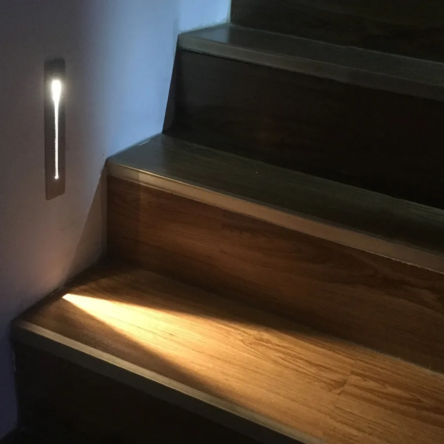 Thrisdar, современный, 3 Вт, Cree светодиодный светильник, для помещений, коридора, стены, угловой светильник, Встраиваемый светодиодный светильник для лестницы
