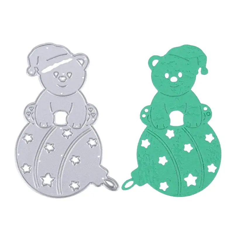 

Cartoon Animal Bear Ball DIY Metal Stencil Scrapbook Embroidery Photo Album Decorative Embossing Cutting Die