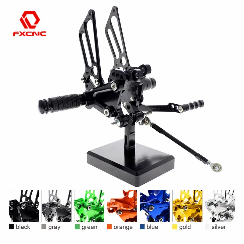 

FOR MV Agusta F4 / F4 1000 1998-2009 2008 2007 2006 Aluminum Adjustable Motorcycle Rearsets Rear Sets Foot Pegs Pedal Footrest