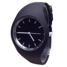 Important Wristwatch Bangle Bracelet Watches Silicone Sports activities Out of doors Unisex Sweet-Coloration Quartz Girls relogio 17Tue27