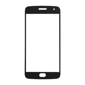 

LOVAIN 50Pcs/Lot Black White Gold For Motorola Moto G5 Plus Front Glass 5.2" Touch Screen LCD Outer Panel