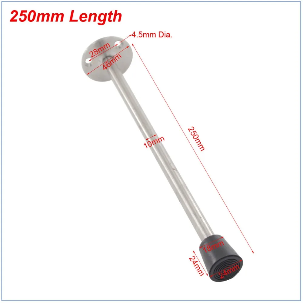 2 шт из нержавеющей стали дверная пробка 120 мм длина серебро Твердые дверные стопы ловит держатель защелка настенное крепление дверные стопы