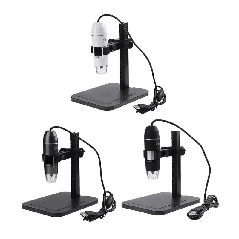 

Practical Electronics Digital 8 LED USB2.0 2MP 1000X Zoom Microscope Handheld Biological Endoscope Magnifier Camera with Base
