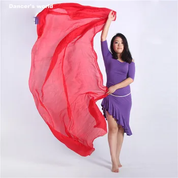 

Wholesale women belly dance veil red color belly dance veil lady performance accessories veil M/L dance clothes
