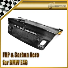 Автомобиль-Стайлинг для BMW E46 Carbon Fiber oem задний багажник(2 двери или 4 двери, 98-01 или 02-05) глянцевая fibre загрузки отделкой Авто decklid тела комплект