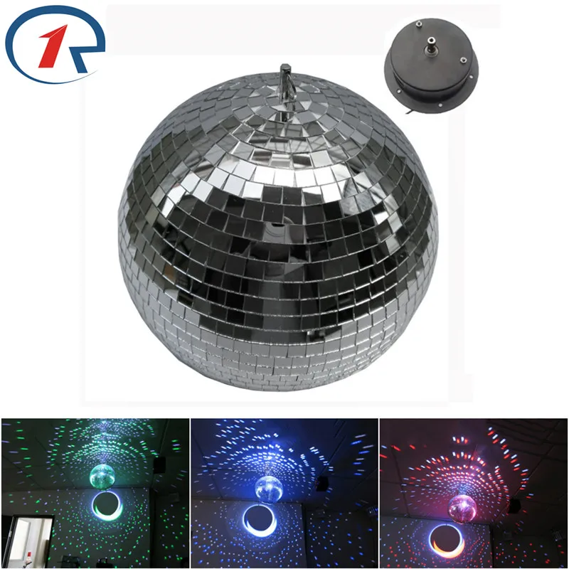 ZjRight 25cm 9.84"inches large Ballroom Disco Mirror Ball Light