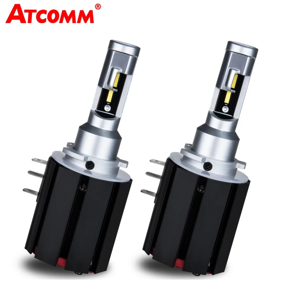 Светодиодная автомобильная лампа ATcomm H15 12 В 6500 К 48 Вт лм|Передние LED-фары для авто| |