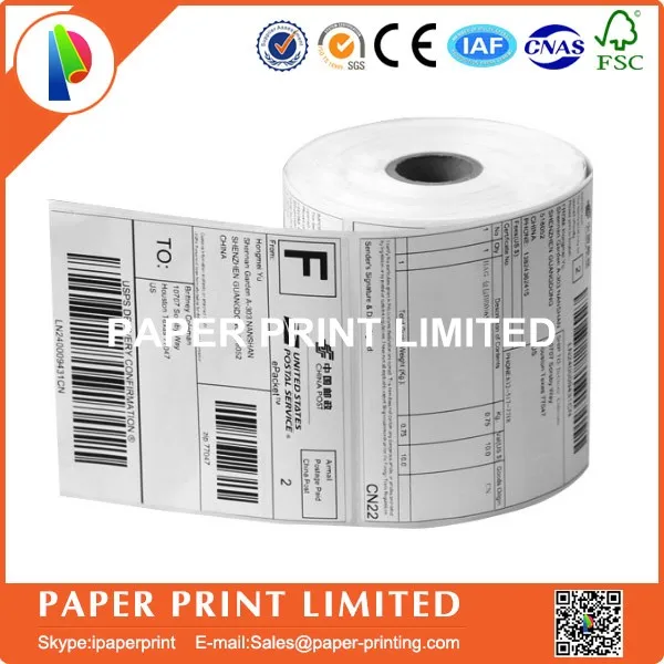 Термоэтикетки zebra 3 рулона/партия 100x500 мм usps 94x3 94 дюйма | Компьютеры и офис