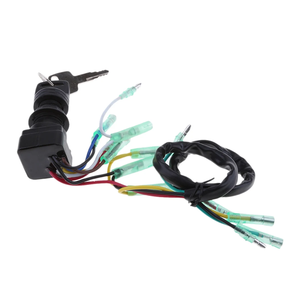 1 Set Durable Boat Ignition Key Switch Assembly For Boat Marine Outboard Motors Easy Installing Control Box Ignition Switch 