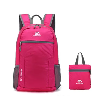 

WEIKANI 25L Ultralight Packable Backpack Waterproof Shoulder Bags Foldable Outdoor Sport Camping Hiking Cycling Handy Travel D