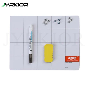 

Jyrkior Pro Magnetic Project Mat for iPhone, Laptop, Electronic Disassemble, Writable Work Mat with Size 25 x 20 cm
