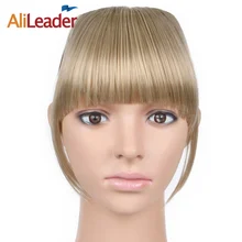 Alileader Synthetic 100% Real Natural Hairpiece Kanekalon Short Straight Front Neat Bangs Clip in Bang Fringe Hair Extensions Alileader Synthetic 100% Real Natural Hairpiece Kanekalon Short Straight Front Neat Bangs Clip in Bang Fringe Hair Extensions