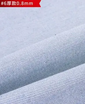Потертые джинсовые ткани Чистый хлопок толстые брюки рубашка фартук DIY ремесло материал ткань - Цвет: as picture