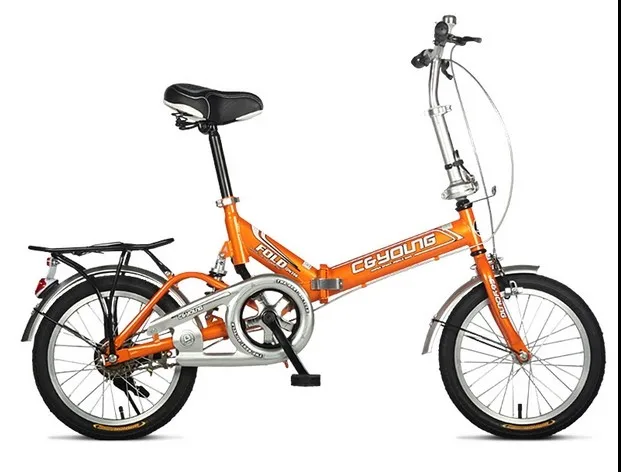 Flash Deal Folding Bicycle High Quality Carbon Steel 20 Inches Carrying Back Seat Can Be Manned Carrying Back Seat Can Be Manned 0