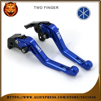

For YAMAHA VMAX V-MAX 2009 2010 2011 2012 2013 2014 RED BLACK BLUE NEW STYLE Motorcycle Adjustable Short Brake Clutch Levers