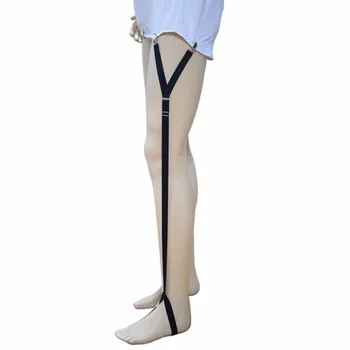 

Men's Shirt Stays Elastic Suspenders Men Shirt Holder Gentleman Leg Braces Adjustable Tirantes Hombre Suspender