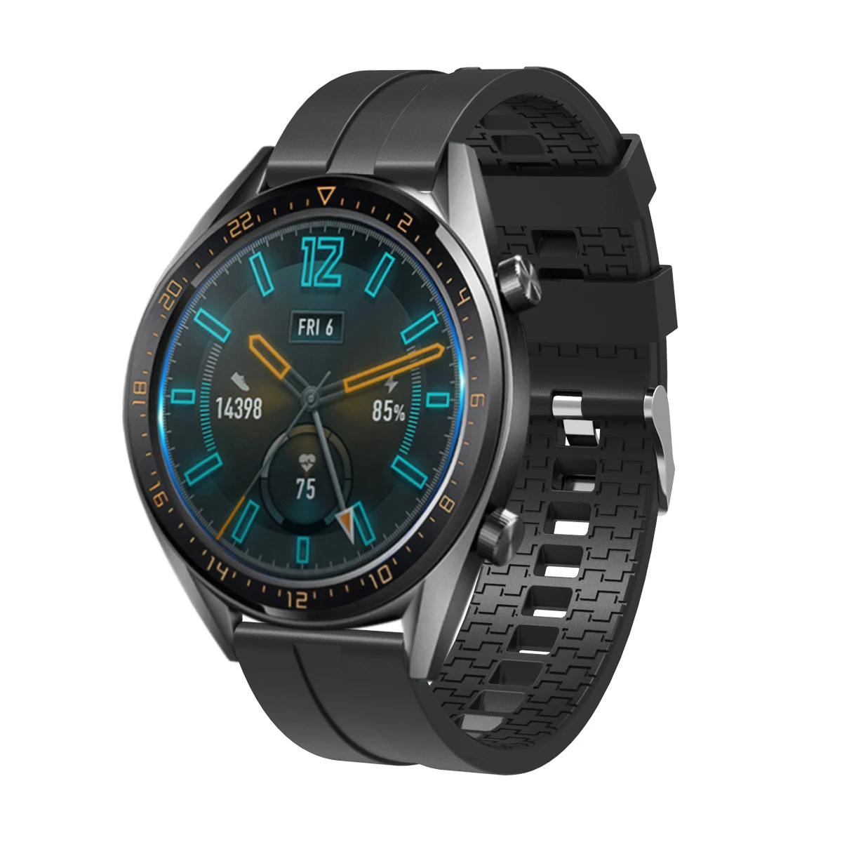 22 мм быстросъемный силиконовый ремешок для samsung S3 Galaxy Watch 46 мм Ticwatch для huawei 2 GT Magic Dream Huami Amazfit ремешок для часов