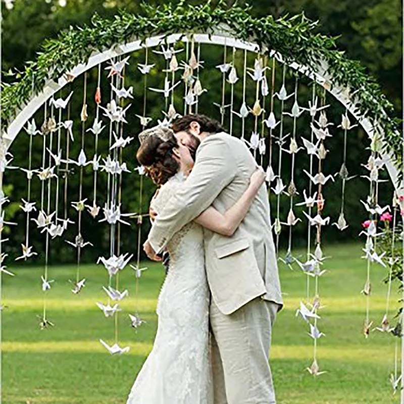 

10pcs Crane Wedding arch Engagement birthday bachelorette hen Party bridal baby shower Anniversary Table Centerpiece Decoration