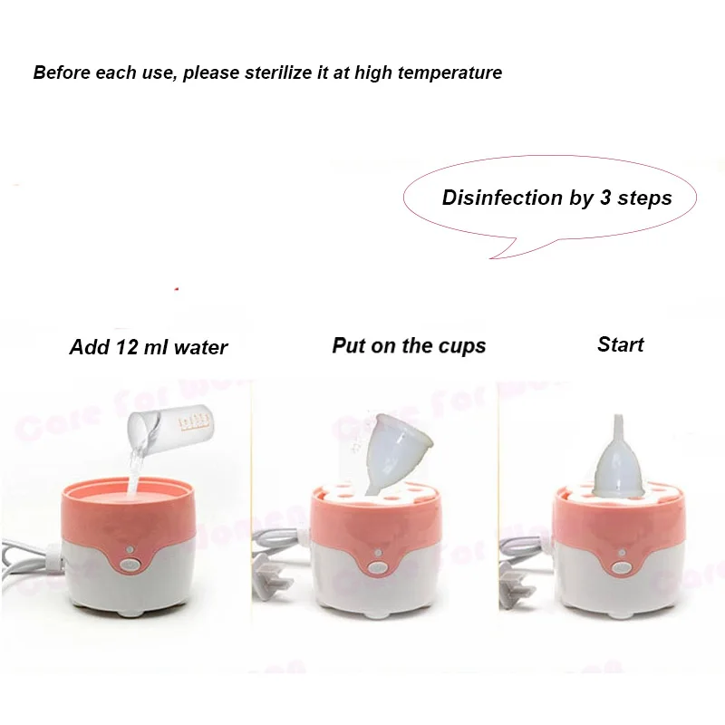 Специальный стерилизатор для менструальных чашек, медицинский силиконовый стерилизатор для менструальных чашек, стерилизатор для женской гигиены, чашка для менструального периода