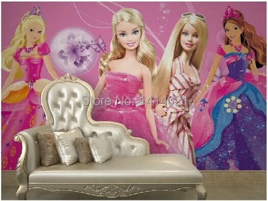 Sitting/bedding room/kids' room,TV setting wall 3D photo wallpaper papel de  parede 3D mural wallpaper Barbie grow up|wallpaper tv|wallpaper  sizewallpaper map - AliExpress
