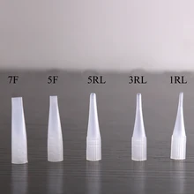 100 шт/партия постоянный макияж с микроволокном бровей/губ иглы татуировки советы одноразовые перманентные иглы для бровей шапки аксессуары