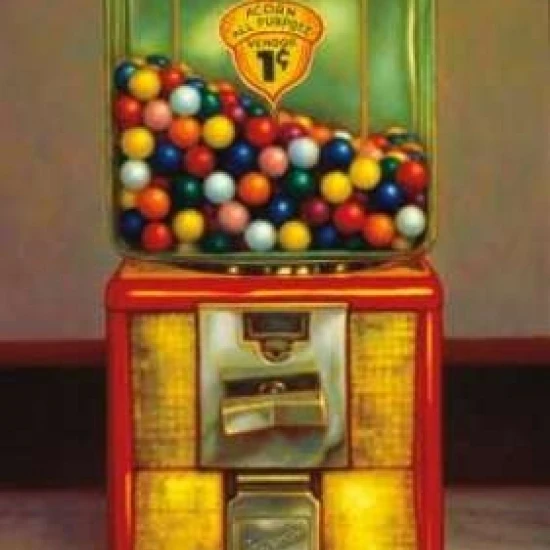 Gumball Machine X Poster Print by TR Colletta (12 x 18)