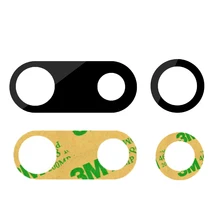 2 шт./партия для iPhone 6 6s 6plus 7 8 8 Plus X задняя камера объектив задняя камера стеклянный объектив с наклейкой