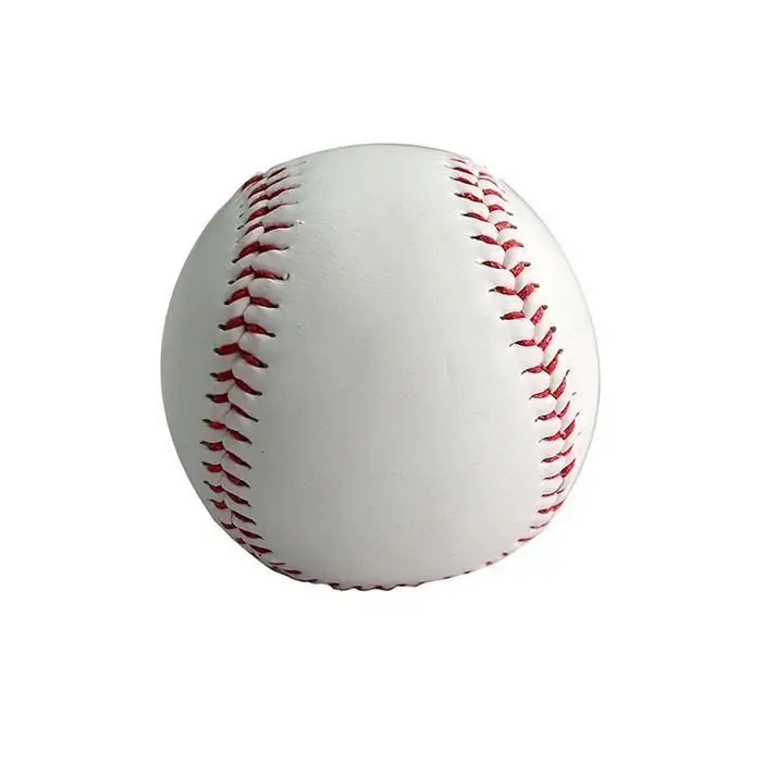 2017 White Soft Leather Cork Center BaseBall Ball Exercise Practice Trainning Base Balls
