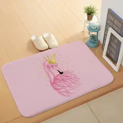 Творческий Фламинго коврики с принтом открытый Добро пожаловать коврики под входную дверь анти-скольжения кухня коврик Ванная Комната