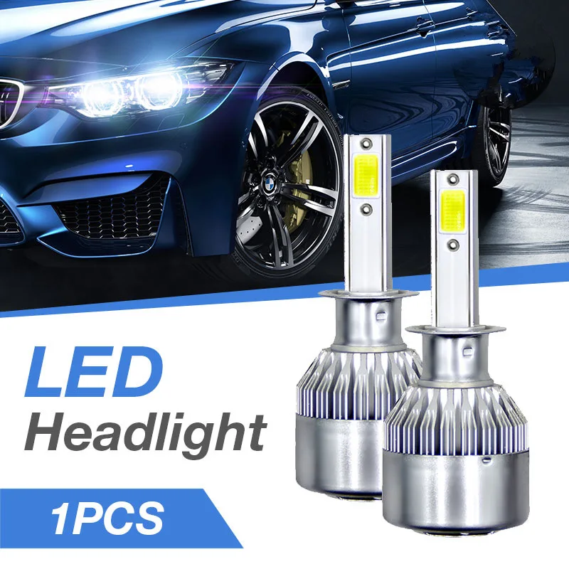 

H7 H1 H4 H11 H3 LED Headlight Bulb Super Bright Car Light H8 HB4 H27 HB3 9005 9006 H10 LED Canus 6000K Lights Lamp Auto Headlamp