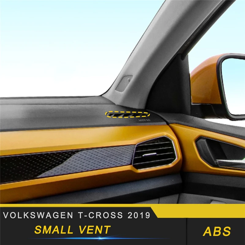 

For Volkswagen T-CROSS 2019 Car Styling Small A/C Air Vent Outlet Panel Cover Trim Frame Sticker Interior Accessories