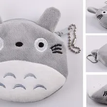 KAWAII Мой сосед Тоторо 10 см ручной плюшевый Монетный мешок сумка для бумажника; подвеска цепь кошелек сумка; сумка для хранения