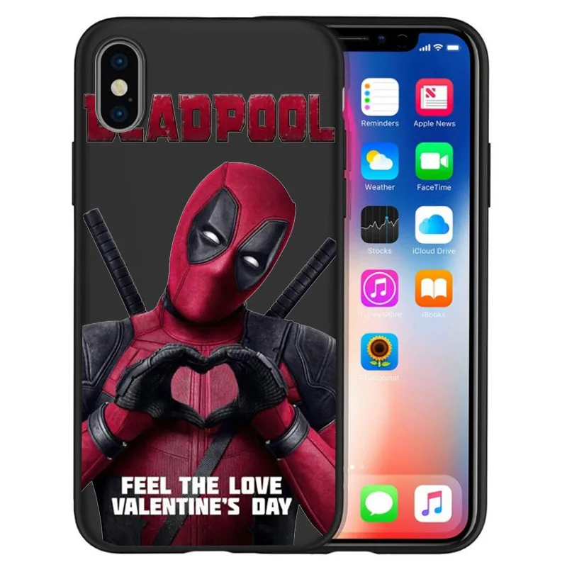 Для iPhone X XR XS Max 5 5S SE 6 6S 7 8 One Plus 5 5T 7 Pro Oneplus 6 6Tphone чехол для телефона Funda Coque Etui Marvel Deadpool - Цвет: H1687