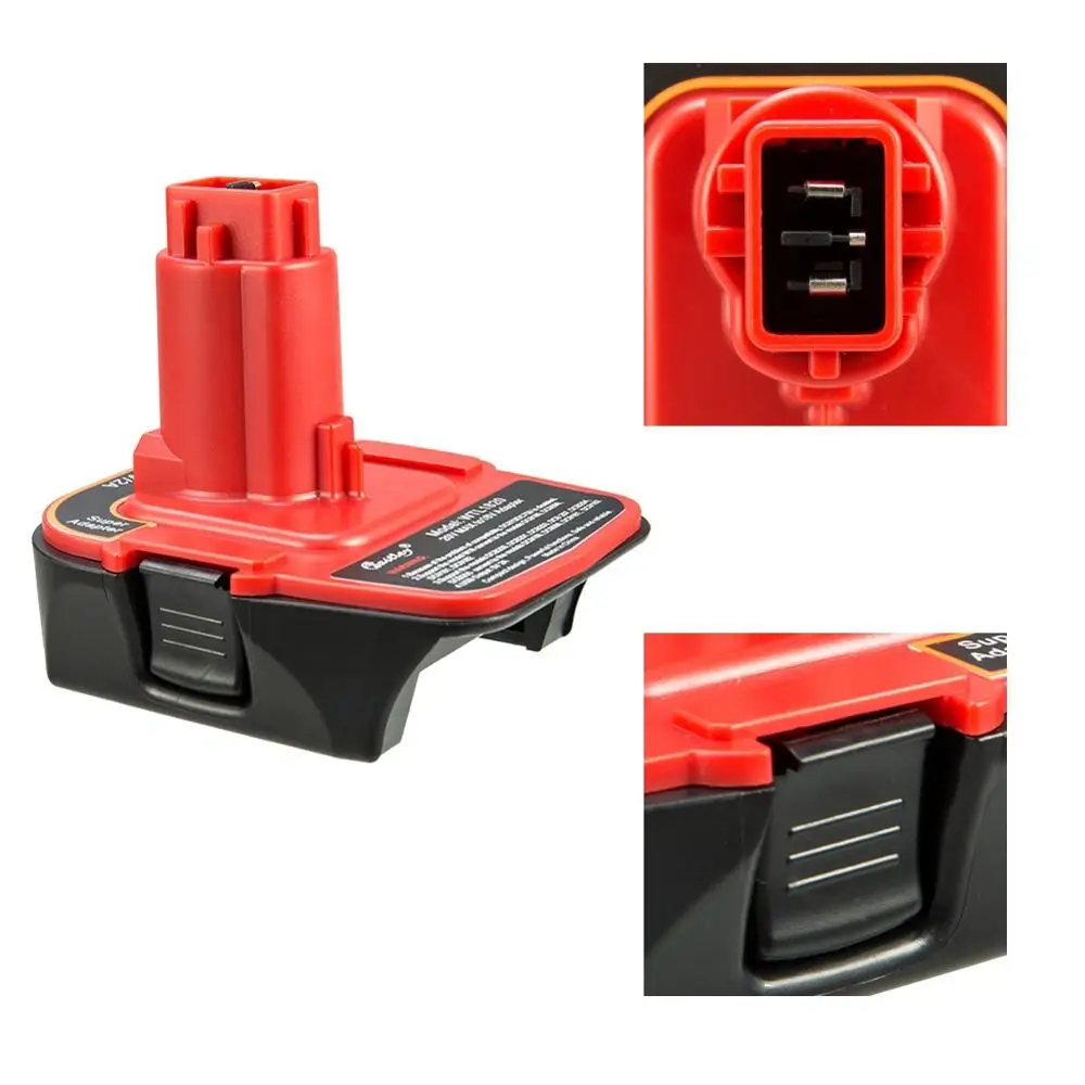 

NEW DCA1820 20V Max to 18V Battery Converter Adapter for Milwaukee M18 Dewalt Slide Battery Cordless Drill(ONLY Adapter)