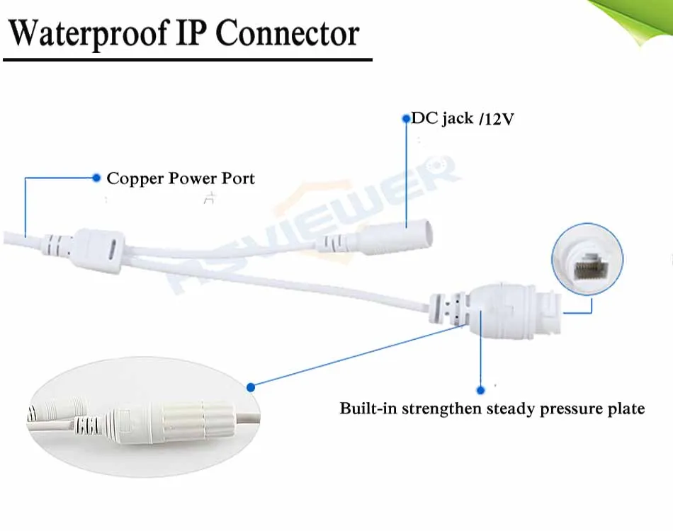 H.265 2MP ip-камера наружная Водонепроницаемая CCTV 1080P сетевая цилиндрическая камера 2,8 ~ 12 мм варифокальный широкий объектив P2P Onvif AS-IP8403T