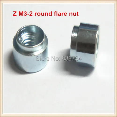 

PEM Z M3 -2 steel with white zinc coated round flare nut press nut (100PCS/LOT)