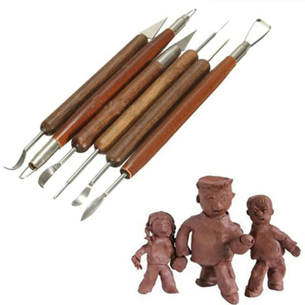 Buy New 6PCS Pottery Ceramics Tools DIY Clay Sculpting