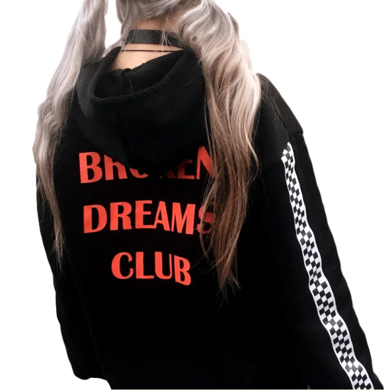 broken hearts club hoodie