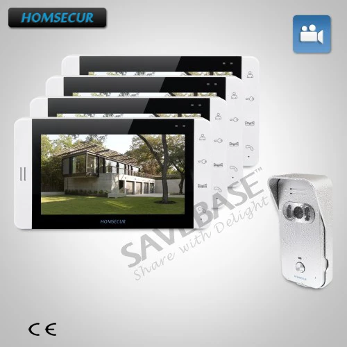 

HOMSECUR 7" Wired Hands-free Video Door Phone System with Dual-Way Intercom between Monitor and Monitor