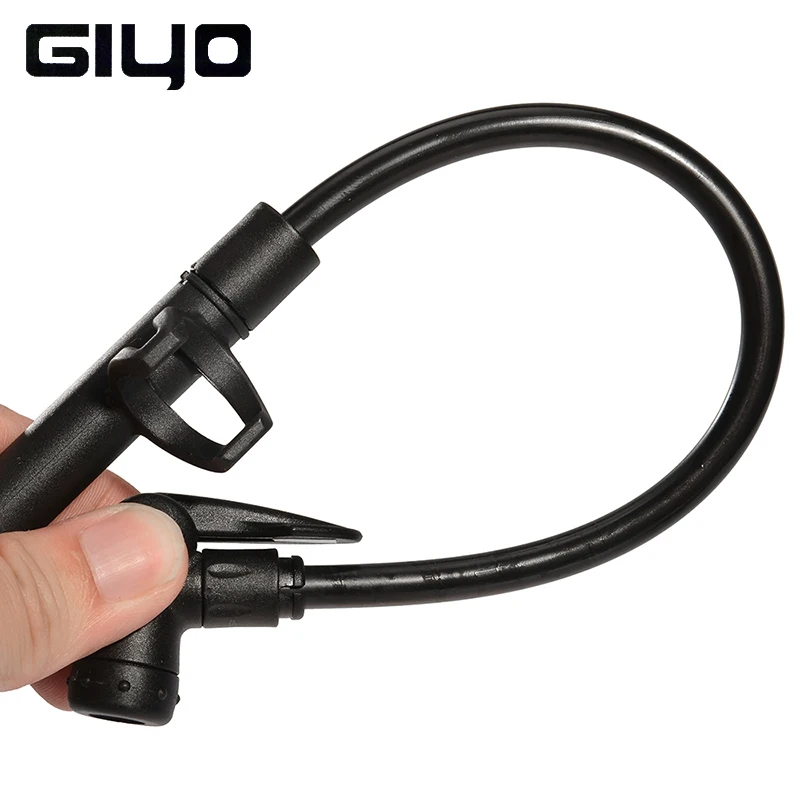 GIYO Cycling Bicycle Pump140 PSI MTB Foldable Bike Ball Aluminum Alloy Portable Floor Air Inflator Pump Presta / Schrader Valve GIYO Cycling Bicycle Pump140 PSI MTB Foldable Bike Ball Aluminum Alloy Portable Floor Air Inflator Pump Presta / Schrader Valve