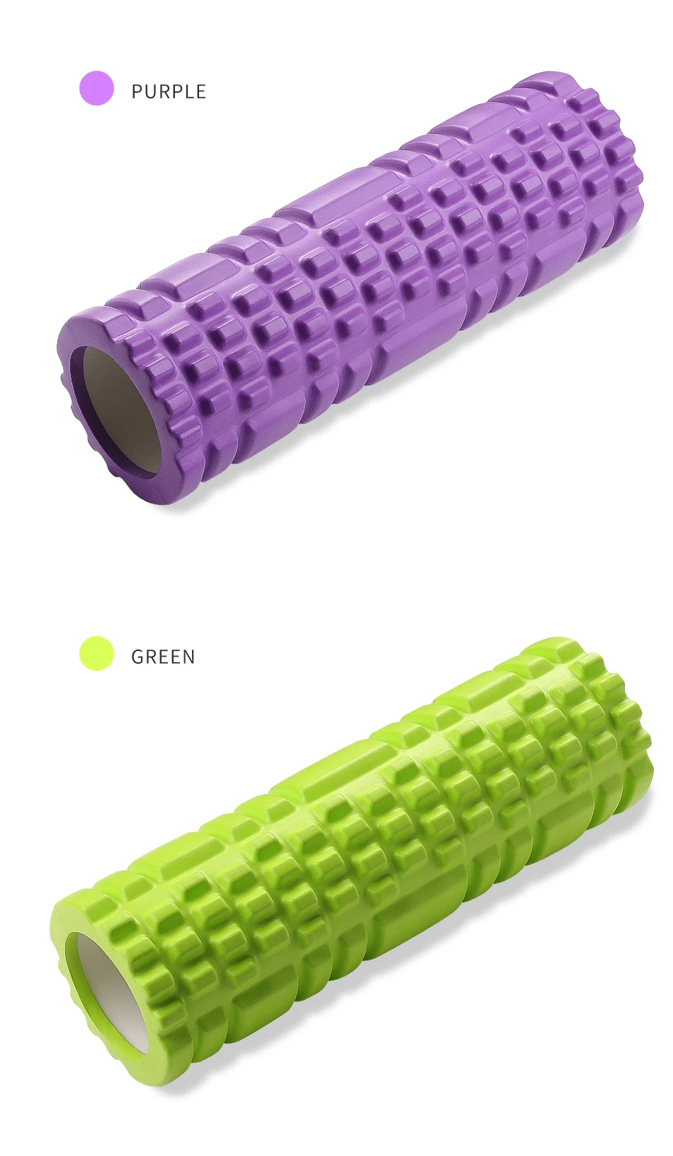 Sport Fitness Foam Roller Eva for Back Massage Roller 30cm 33cm Blok Exercises Physical Therapy Soft Yoga Block Pilates Home Gym