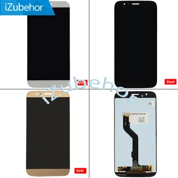 

100% Warranty Black white and gold LCD Display Screen With Touch Screen Digitizer FOR Huawei G7 plus G8 D199 By Free Shipping