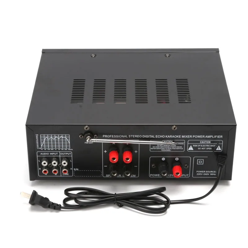 KYYSLB AV MP326BT высокой мощности 300 Вт * 2 110 В 220 в 12 0 Bluetooth усилитель домашний караоке OK EQ