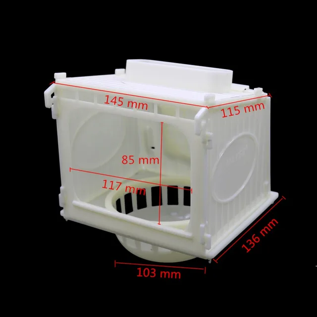 1 Pcs Bird Supplies Removable Bird Nest White High Quality Plastic Bird House Parrot Cage Pet Tool 2