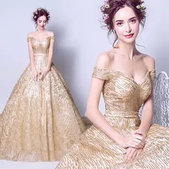 

Wedding Celebrity Backless Mesh Dress Sexy Women Short Slash Neck Ball Gown Sequined Bohemian Party Dresses Wholesale