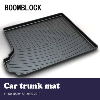 

BOOMBLOCK Car Interior Accessories Non-slip Dustproof Trunk Special Floor Foot Mat For BMW X3 E83 2010 2009 2008 2007-2005