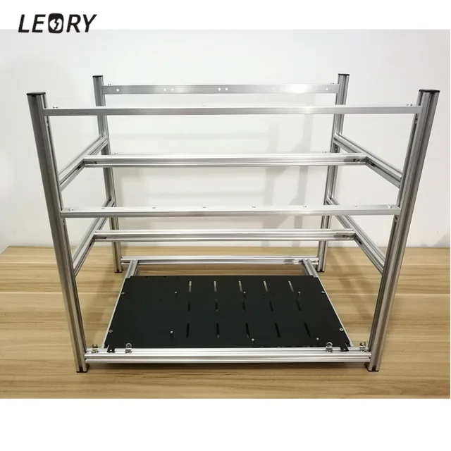 Best Price LEORY 1pcs Open Air Mining Rig Non-Stackable Frame Case for 12 GPU ETH BTC Ethereum New Computer Mining Frame Server Chassis Best Price LEORY 1pcs Open Air Mining Rig Non-Stackable Frame Case for 12 GPU ETH BTC Ethereum New Computer Mining Frame Server Chassis