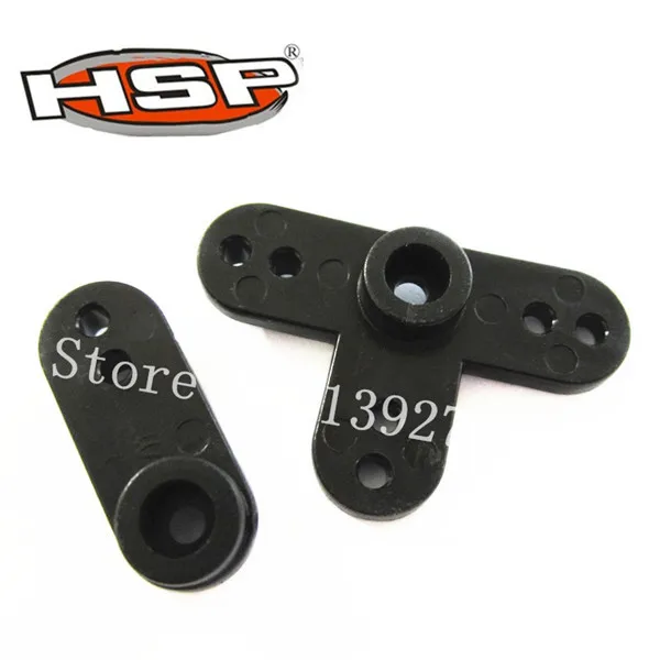 1 Set 02072 RC Car Plastic Servo Horn Arm 1/8 1/10 HSP RC Remote Control Car Spare Parts-in