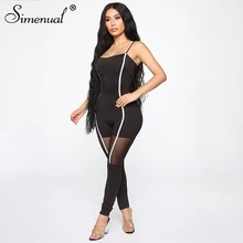 Simenual Fitness Patchwork Strap Rompers Womens Jumpsuit Sporty Workout Active Wear Casual Sleeveless Backless Bodysuits Fashion Simenual Fitness Patchwork Strap Rompers Womens Jumpsuit Sporty Workout Active Wear Casual Sleeveless Backless Bodysuits Fashion