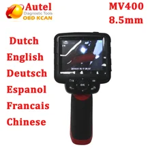 Autel Maxivideo MV400 цифровой диагностический Видеоскоп с камерой Boroscope эндоскоп Диаметр 8,5 мм Imager Head 3," lcd